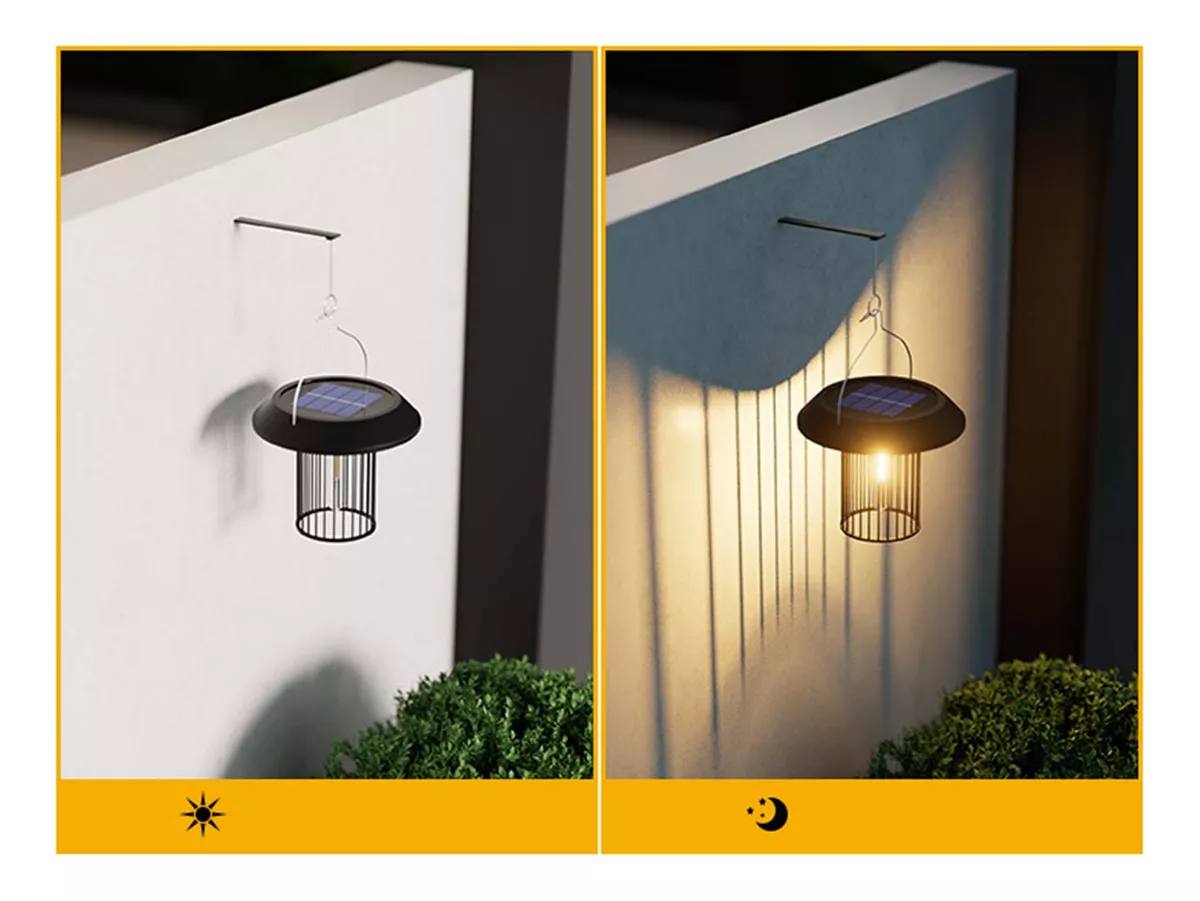 Outdoor Solar Lantern Light – Waterproof Hanging Garden Lamp for Patio, Pathway & Home Décor Gardino