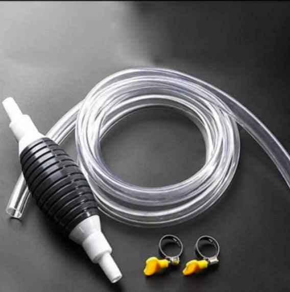 Liquid / Fuel - Transfer Pump Kit Tank Sucker Siphon Hose Pipe with 2 Durable - Gardino