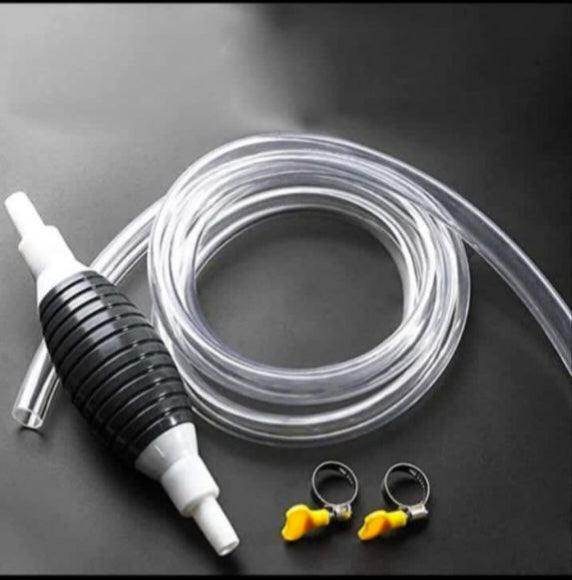 Liquid / Fuel - Transfer Pump Kit Tank Sucker Siphon Hose Pipe with 2 Durable - Gardino