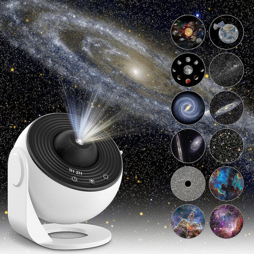 360° Rotating Star Projector with Timer – Starry Planetarium Night Light Gardino