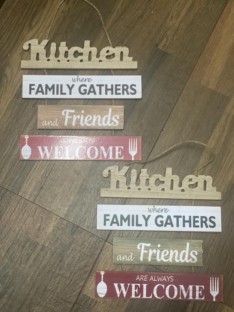 Gardino Wooden Wall Hanging For Home Decor  (26 inch X 12 inch), Multicolour Gardino