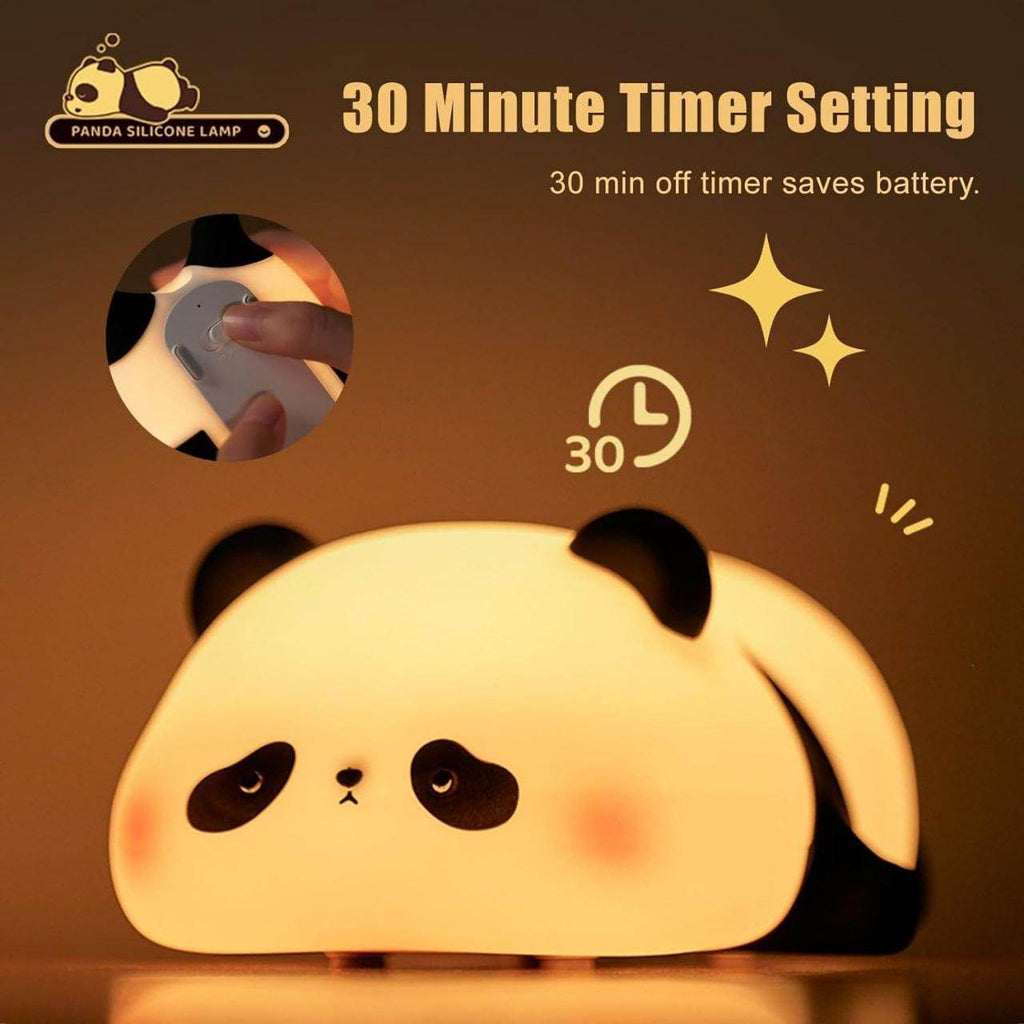Panda Night Light for Kids – USB Rechargeable, Touch Control Bedside Lamp for Toddlers & Babies | Ideal Gift for Girls & Moms - Gardino
