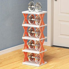Gardino 4 Layer Shoe Rack, Stackable Shoe Storage Organizer for Bedroom Entryway ( Multicolor) - Gardino