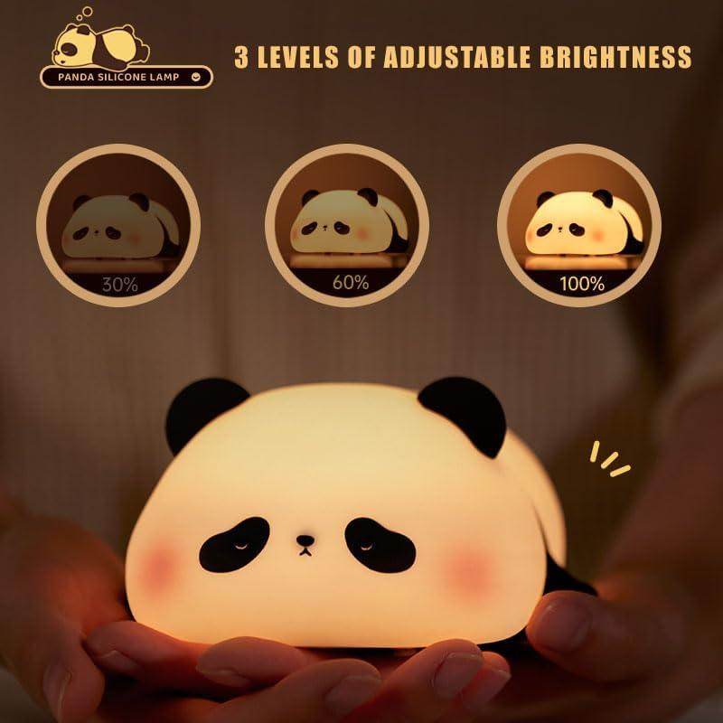 Panda Night Light for Kids – USB Rechargeable, Touch Control Bedside Lamp for Toddlers & Babies | Ideal Gift for Girls & Moms - Gardino