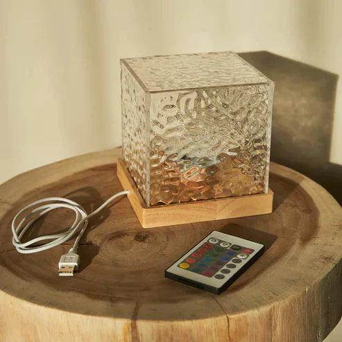 Gardino Ocean Wave, Romantic Warm Ocean Wave Water Night Light Projector 3D Water Wave Effect, Romantic LED Light Projector Projection Lamps - Gardino